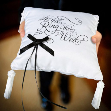 Le coussin d'alliances inscription rings Le coussin d'alliances inscription rings