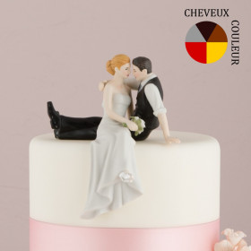 Figurine Gâteau Mariage Art Déco Modecor : achat, vente