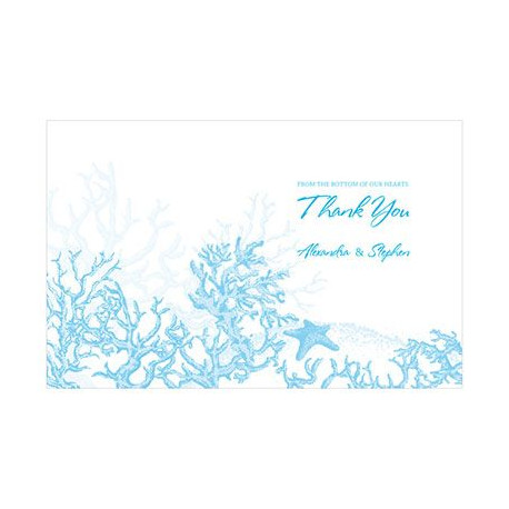 Les 2 cartes pliables corail