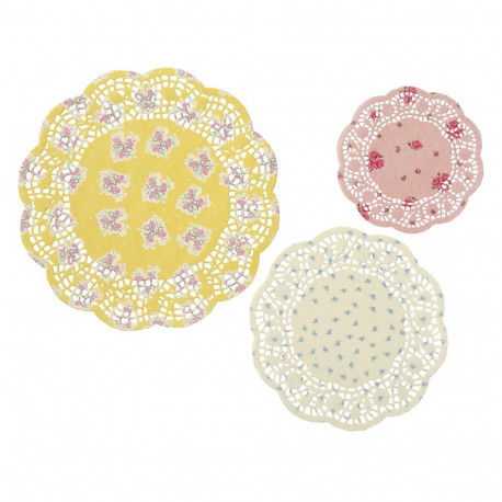 napperons en papier fleuris napperons en papier fleuris