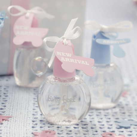 Les 6 bouteilles à bulles baby shower Les 6 bouteilles à bulles baby shower