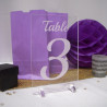 Le numéro de table en plexiglas 2
