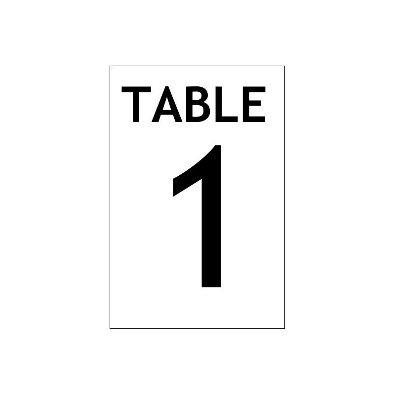 Marque table mariage plexiglas transparent - Rond