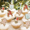 Les pics décoratifs à cupcake noel 0