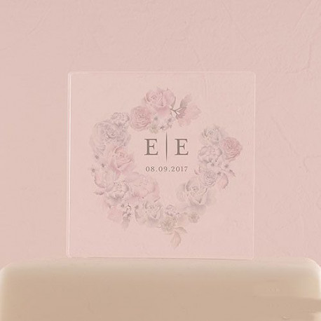 La figurine personnalisée acrylique floral