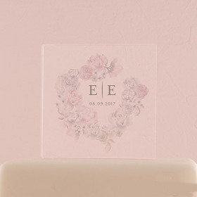 La figurine personnalisée acrylique floral