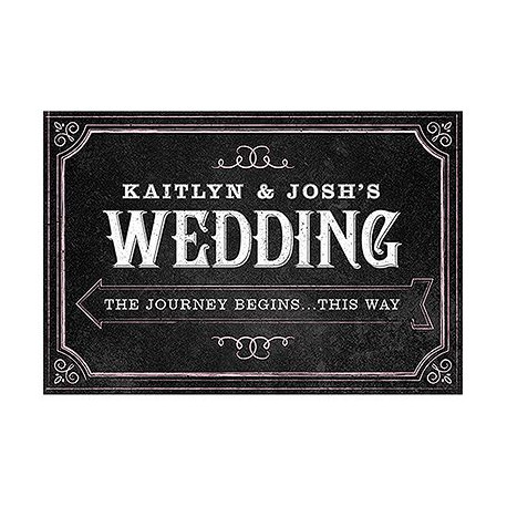 La pancarte personnalisée imitation ardoise La pancarte personnalisée imitation ardoise