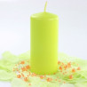La bougie cylindrique vert 6cm sur 12cm 0