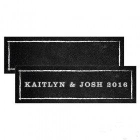 Les 2 cartes rectangulaires ardoise