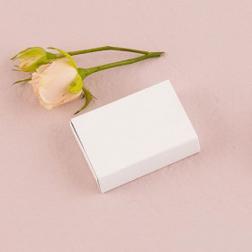 La boîte à dragées allumette blanche