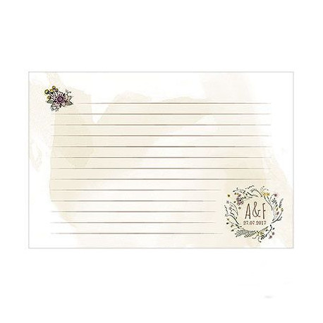Les cartes à remplir couronne champêtre Les cartes à remplir couronne champêtre