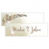 Les 2 cartes rectangulaires plume 2