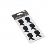 Les 12 stickers silhouette homme