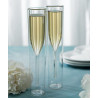 Les 2 flûtes à champagne contemporaines 1 Les 2 flûtes à champagne contemporaines 1