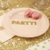 Les 8 assiettes rose party 0