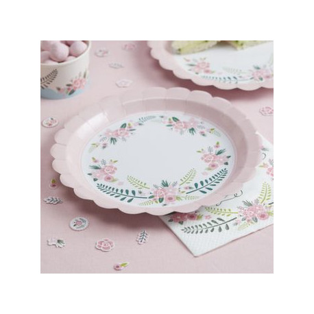 Les assiettes en carton champêtres Les assiettes en carton champêtres