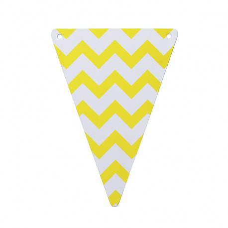 Les 5 fanions triangulaires chevron