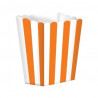 Les 5 cartons à pop corn à rayures (9 coloris) 5 Les 5 cartons à pop corn à rayures (9 coloris) 5