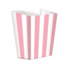 Les 5 cartons à pop corn à rayures (9 coloris) 6 Les 5 cartons à pop corn à rayures (9 coloris) 6