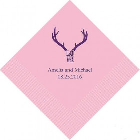 Les 100 serviettes personnalisées cerf