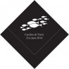 Les 100 serviettes personnalisées flocon 1 Les 100 serviettes personnalisées flocon 1