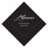 Les 100 serviettes personnalisées just married 0 Les 100 serviettes personnalisées just married 0