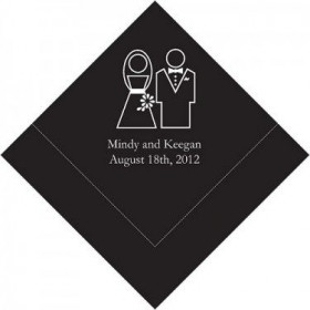 Les 100 serviettes personnalisées flocon