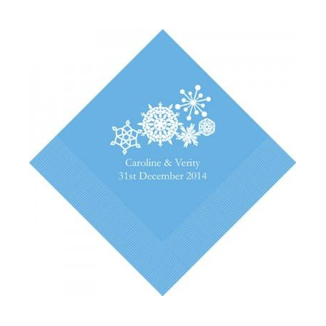 Les 100 serviettes personnalisées flocon