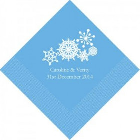 Les 100 serviettes personnalisées flocon