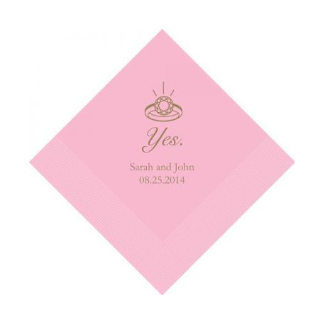 Les 100 serviettes personnalisées flocon