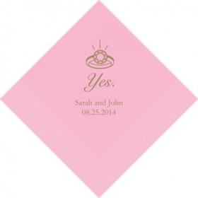 Les 100 serviettes personnalisées flocon