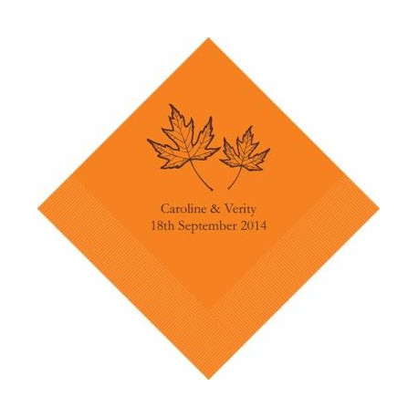 Les 100 serviettes personnalisées automne Les 100 serviettes personnalisées automne