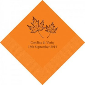 Les 100 serviettes personnalisées automne