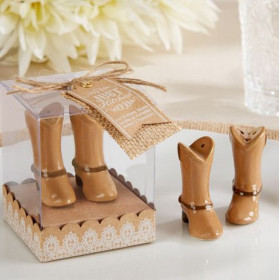 Le set salière et poivrière coeur