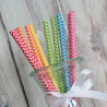 Les 25 pailles à pois (6 coloris) 0