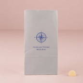 Le sac en papier personnalisé boussole (par 25)