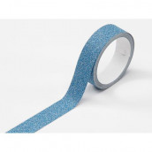 Le ruban adhésif glitter bleu (glitter tape)