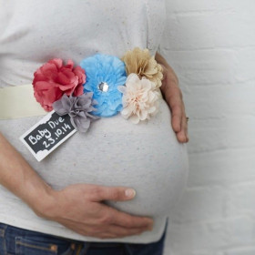La ceinture de grossesse décorative