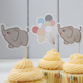 Les 10 pics à cupcake éléphanteau