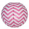 Le lampion en papier chevron 30cm 1
