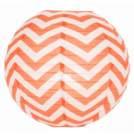 Le lampion en papier chevron 30cm