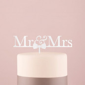 Le pic à gâteau Mr & Mrs