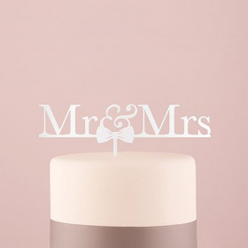 Le pic à gâteau Mr & Mrs