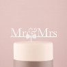 Le pic à gâteau Mr & Mrs 0