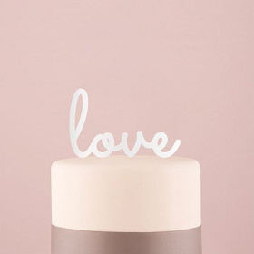 Le pic à gâteau love noir ou blanc