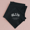 Les 80 serviettes personnalisées tandem 10,8x20cm 1 Les 80 serviettes personnalisées tandem 10,8x20cm 1