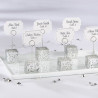 Le marque place cube glitter argent (x6) 0