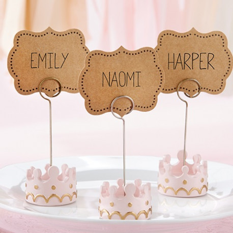Le marque place couronne rose (x6) Le marque place couronne rose (x6)