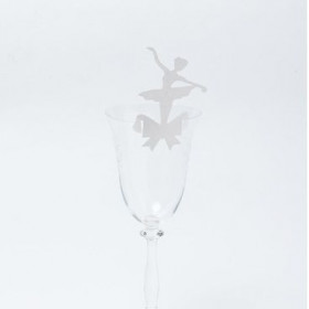 Le marque place ballerine sur verre (x10)