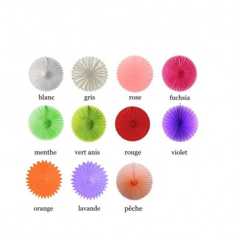 La rosace en papier soleil 30,5cm